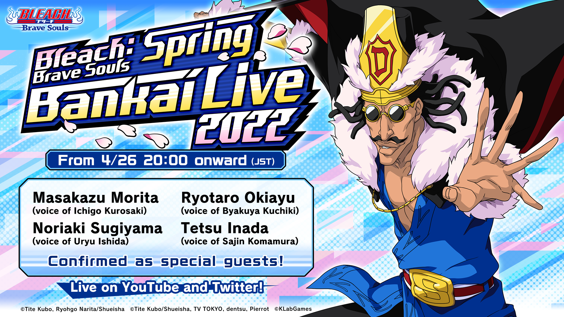 "Bleach Brave Souls" Spring Bankai Live 2022 on Tuesday, April 26